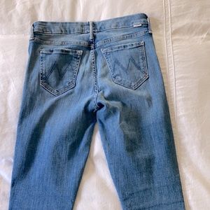 Mother the looker crop Jean